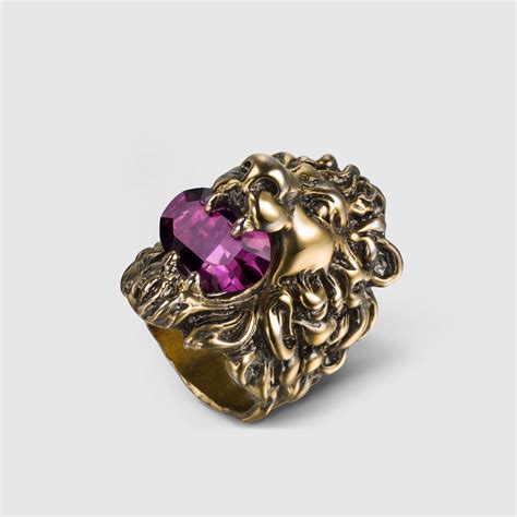 anello con leone gucci|Anelli Firmati .